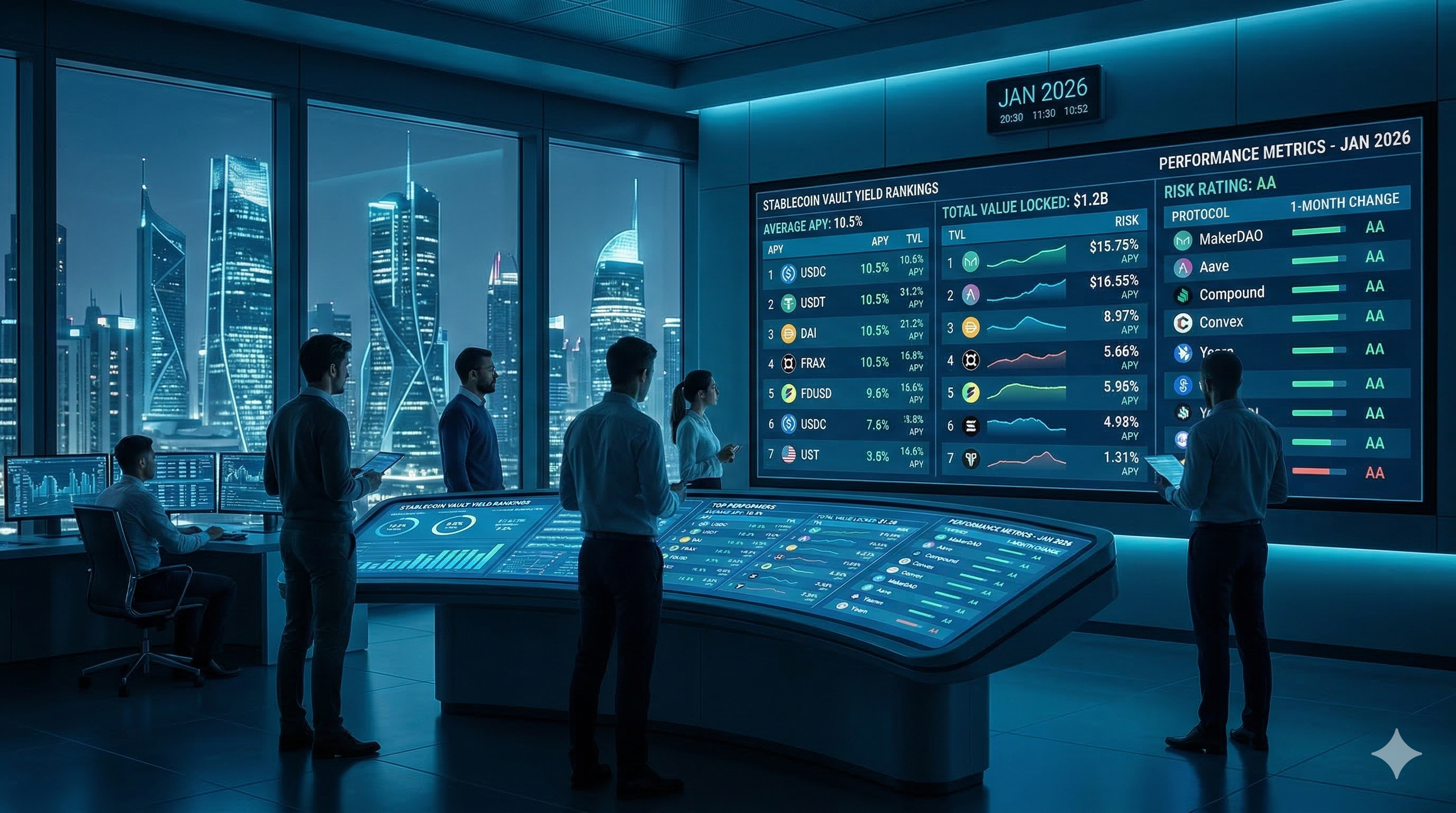 The best-performing stablecoin vaults, January 2026